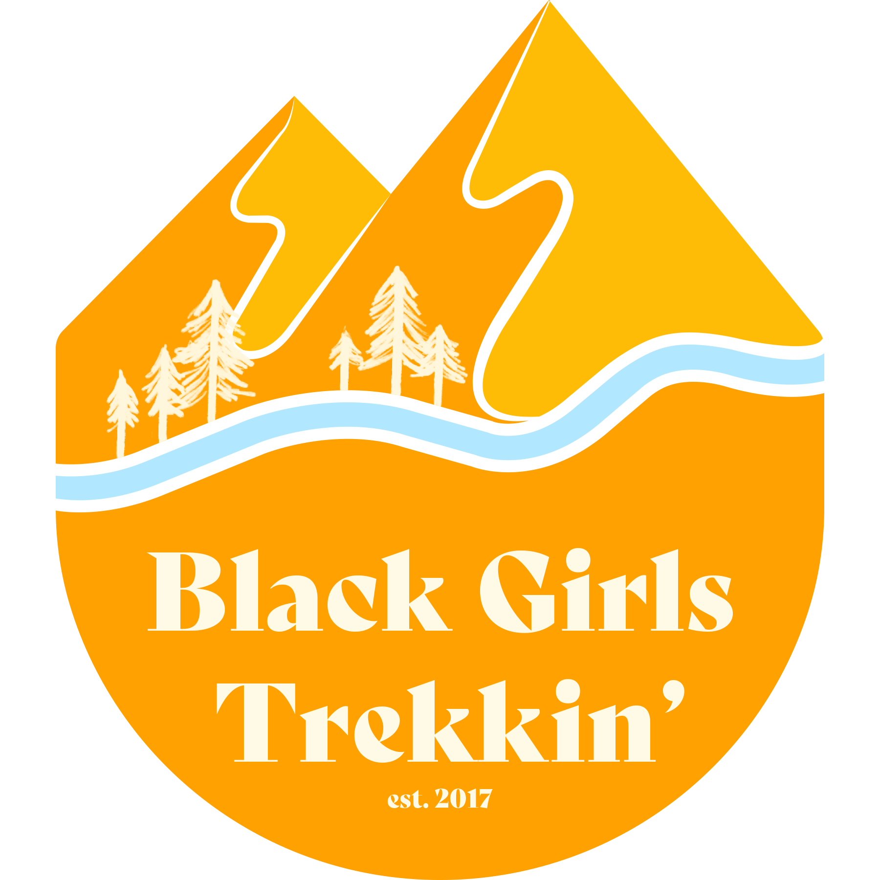 Black Girls Trekkin Logo